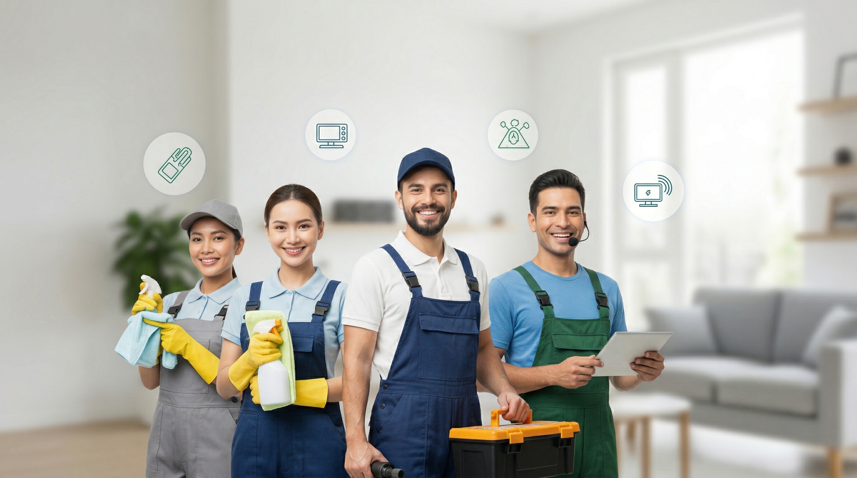 Service Booking App Interface